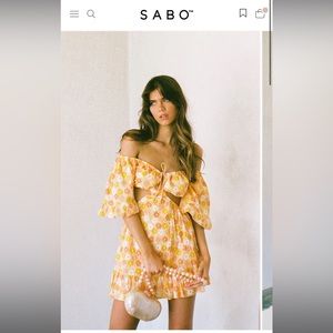 Sabo Skirt cutout mini dress